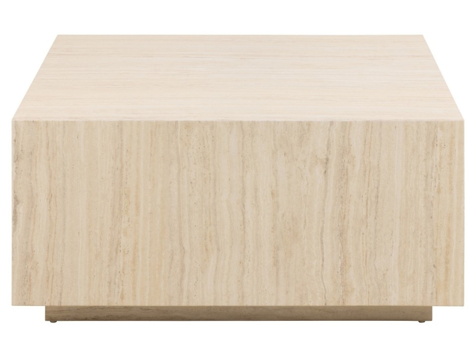 Stolik kawowy Dice 90x90cm trawertyn - ACTONA